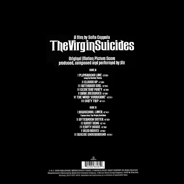 Air The Virgin Suicides Soundtrack Reissue 180gm Vinyl Lp Download New 