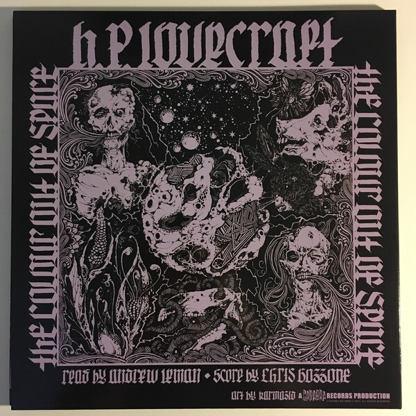 H.P. Lovecraft The Colour Out Of Space ltd PURPLE BLACK SWIRL vinyl 2 ...