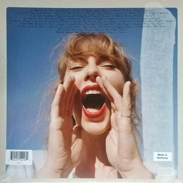Taylor Swift 1989 (Taylor's Version) TANGERINE Vinyl 2 LP - Discrepancy ...