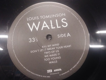 Louis Tomlinson LP Walls Red Vinyl Sealed