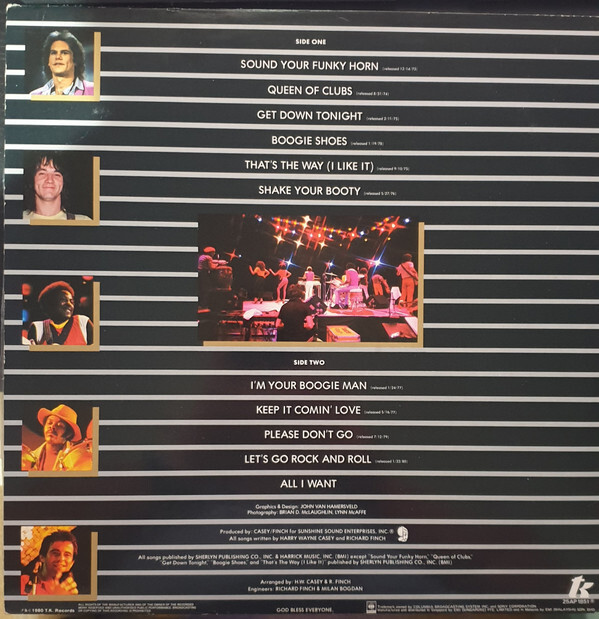 KC  The Sunshine Band Greatest Hits Vinyl LP Discrepancy Records