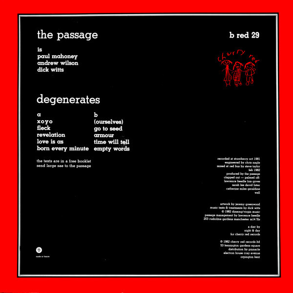 The Passage Degenerates Vinyl LP - Discrepancy Records