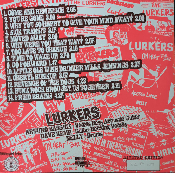 The Lurkers Fried Brains Vinyl LP - Discrepancy Records