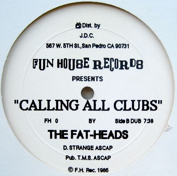 The Fatheads Calling All Clubs Vinyl - Discrepancy Records