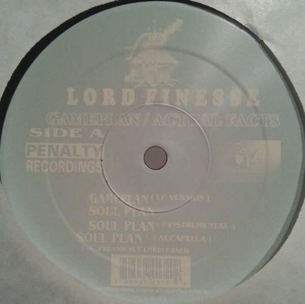 Lord Finesse Gameplan / Actual Facts Vinyl USED