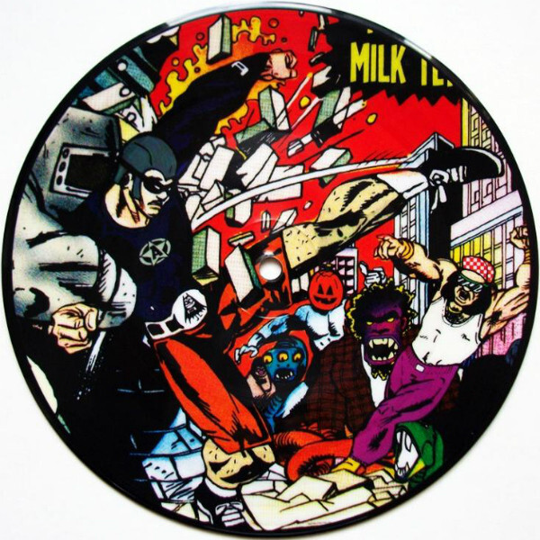The Aquabats! Chainsaw Vs. Powdered Milk Man Vinyl - Discrepancy Records