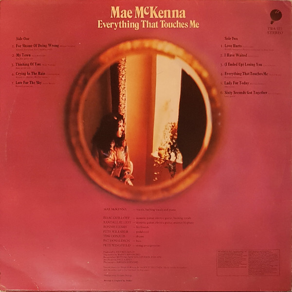 Mae McKenna - Mae Mckenna Everything That Touches Me Walk On Water