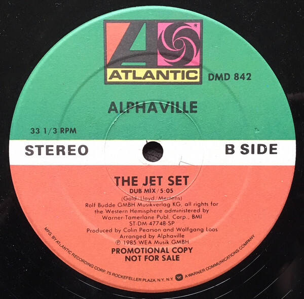 Alphaville The Jet Set Vinyl Discrepancy Records