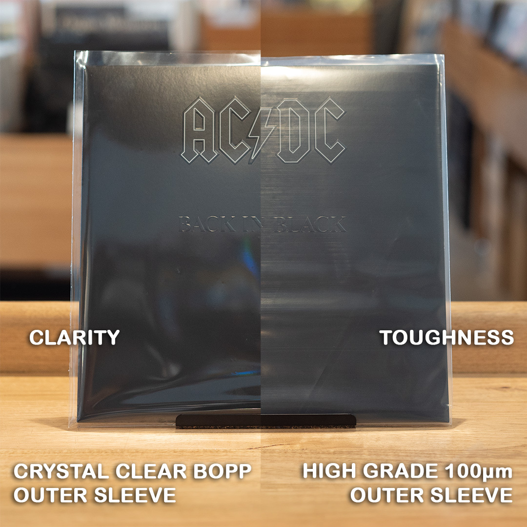 12” Gatefold Record Sleeves - PVC Crystal Clear