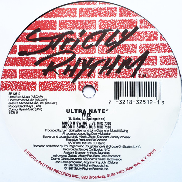 Ultra Naté Free (The Mood II Swing Mixes) Vinyl - Discrepancy Records