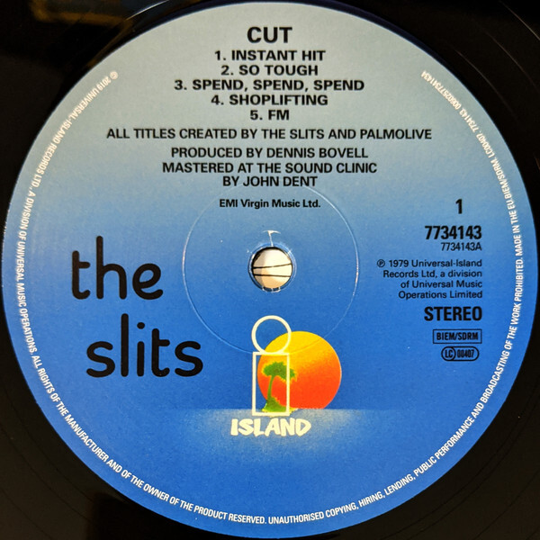 日本製】 オリジナルUK盤 The ザ・スリッツ LP レコード Cut Slits 