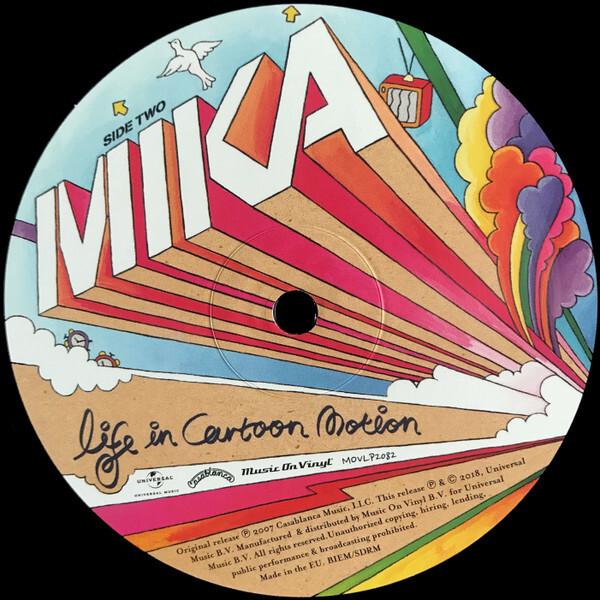MIKA - LIFE In Cartoon Motion 2018 LP Album vinyl record indie tock NEW  180gram $57.89 - PicClick AU
