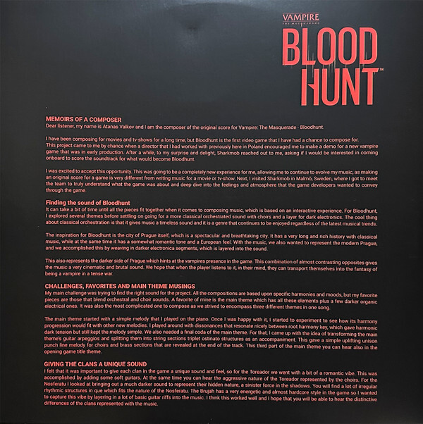 Vampire The Masquerade: Bloodhunt (Original Soundtrack) - Atanas