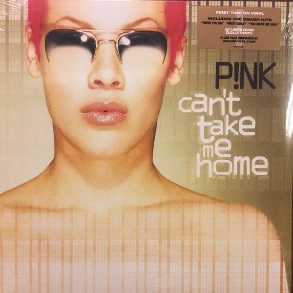 Pink Cant Take Me Home limited GOLD vinyl 2 LP +download P!nk NEW