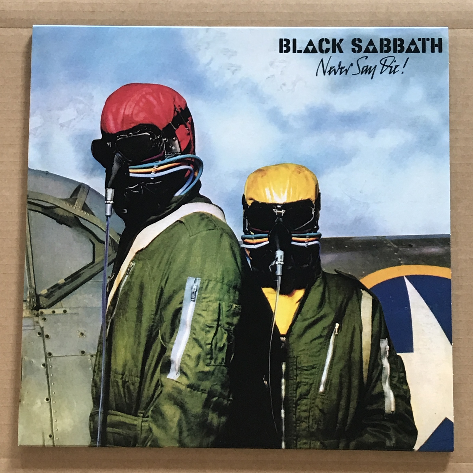 Black Sabbath Never Say Die! ltd TRANSPARENT WITH TURQUOISE SPLATTER