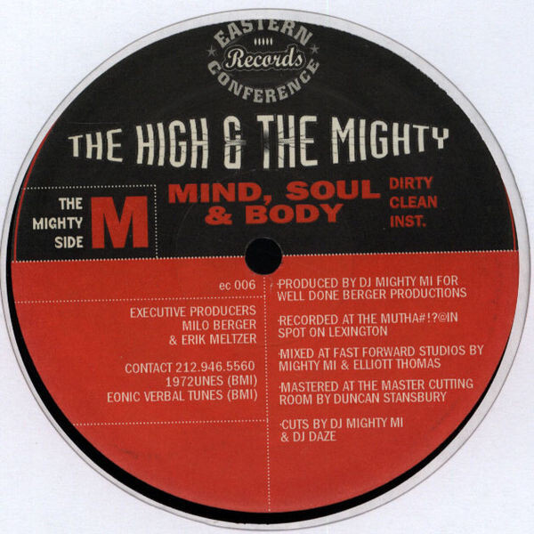 The High & Mighty B-Boy Document / Mind, Soul & Body Vinyl