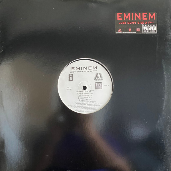 Eminem Just Don't Give A F*** Vinyl - Discrepancy Records