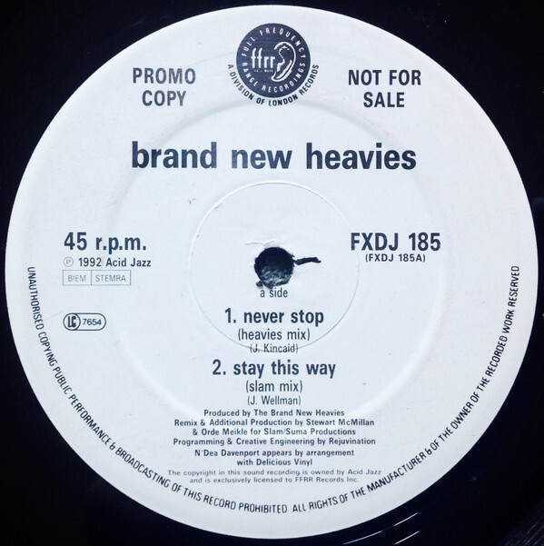 the brand new heavies Never stop - 洋楽