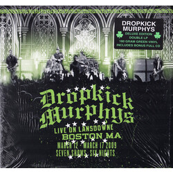 Dropkick Murphys Live On Landsdowne Boston MA GREEN vinyl 2 LP + CD