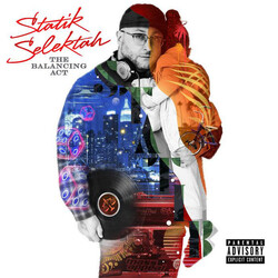 Statik Selektah Balancing Act limited BLUE vinyl 2 LP gatefold