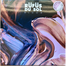 Rufus Du Sol Bloom PINK / WHITE SPLIT VINYL 2 LP