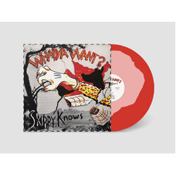 Whadya Want? Skippy Knows WHITE ON RED VINYL LP