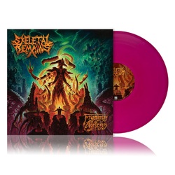 Skeletal Remains Fragments Of The Ageless TRANSPARENT MAGENTA VINYL LP