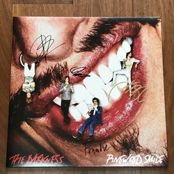 The Darkness Pinewood Smile fully SIGNED vinyl LP g/f sleeve NEW                     