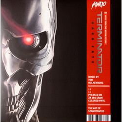 Terminator Dark Fate soundtrack SILVER BLACK SPLATTER vinyl 2 LP