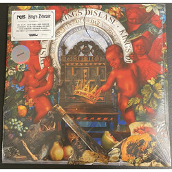 Nas King's Disease RED ORANGE SPLATTER vinyl 2 LP gatefold