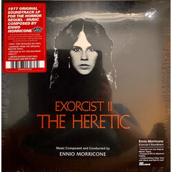 Ennio Morricone Exorcist II Heretic Limited CLEAR / BLACK / RED Hi-Melt vinyl LP
