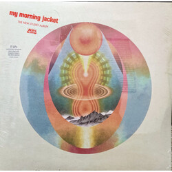 My Morning Jacket My Morning Jacket limited CLEAR BLUE ORANGE SPLATTER vinyl LP