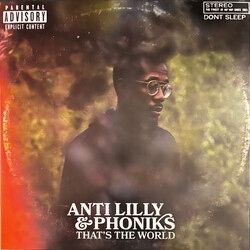 Anti Lilly Phoniks That's The World ORANGE CRUSH COKE BOTTLE SWAMP GREEN vinyl LP