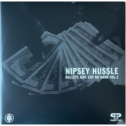 Nipsey Hussle Bullets Ain't Got No Name Volume 2 BLACK VINYL 2 LP