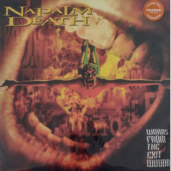 Napalm Death Words From The Exit Wound ORANGE VINYL LP