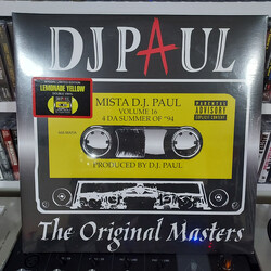 DJ Paul Volume 16: 4 Da Summer of "94 (The Original Masters) YELLOW Vinyl 2 LP