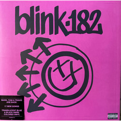 Blink-182 One More Time... BLUE BLACK SWIRL Vinyl LP