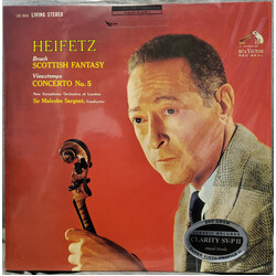 Jascha Heifetz Concerto No. 5 CLASSIC RECORDS CLARITY 200GM SV-P II CLEAR VINYL LP
