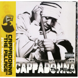 Cappadonna The Pillage CLEAR BLACK SWIRL Vinyl 2 LP