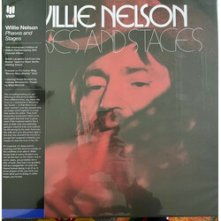 Willie Nelson Phases And Stages RED MARBLE Vinyl LP