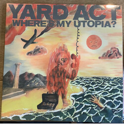 Yard Act Where’s My Utopia? NUMBERED WHITE / ORANGE / RED W/BACK SPLATTER VINYL LP