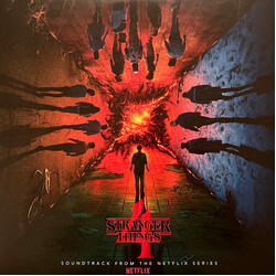 Various Artists Stranger Things Season 4 soundtrack TRANSPARENT RED vinyl 2 LP