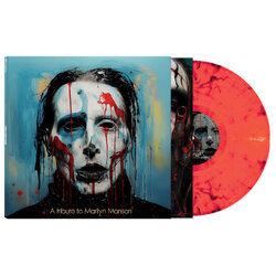 Various A Tribute To Marilyn Manson RED MARBLE Vinyl LP