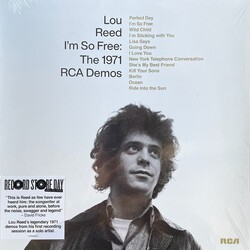 Lou Reed I'm So Free: The 1971 RCA Demos RSD 2022 Vinyl LP