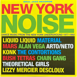 Various New York Noise (Dance Music From The New York Underground 1977-1982) Vinyl 2 LP