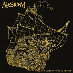 Alestorm Sunset On The Golden Age BLACK / GOLD SPLATTER vinyl 2 LP RSD 2021 drop 1