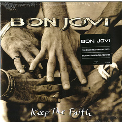 Bon Jovi Keep The Faith vinyl reissue 180gm 2 LP +download, gatefold