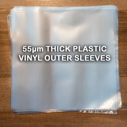 1000) 12” Outer Vinyl Record Sleeves - 3mil BULK - Wholesale