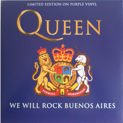 Queen We Will Rock Buenos Aires ltd PURPLE vinyl LP