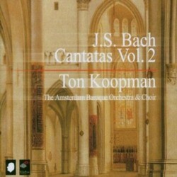 Johann Sebastian Bach / Ton Koopman / The Amsterdam Baroque Orchestra And Choir Cantatas Vol. 2 Vinyl LP